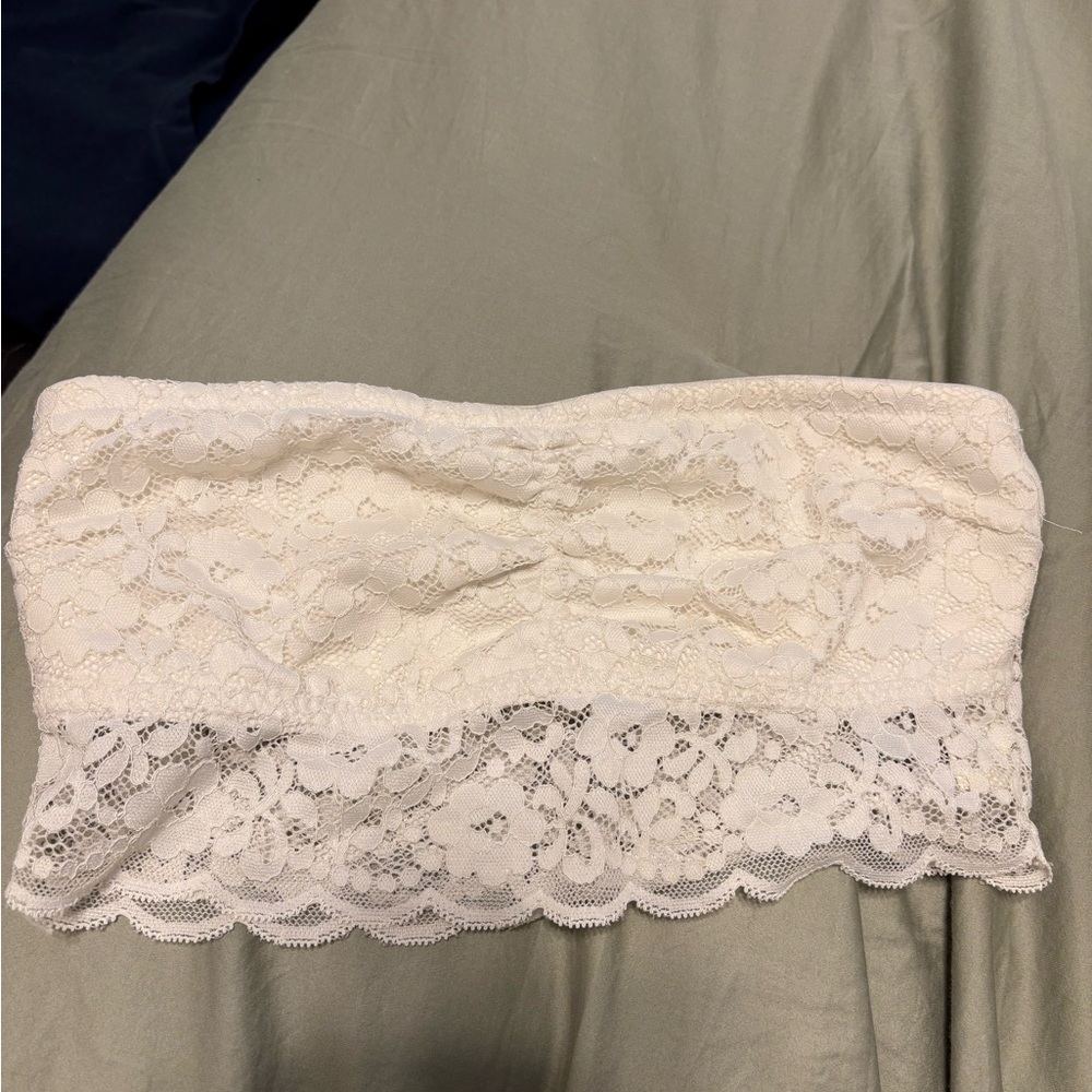 Gilly Hicks White Lace Bandeau